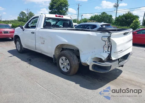 2023 Chevrolet Silverado C1500 z USA, uszkodzony, nr VIN 3GCNAAED6PG172625